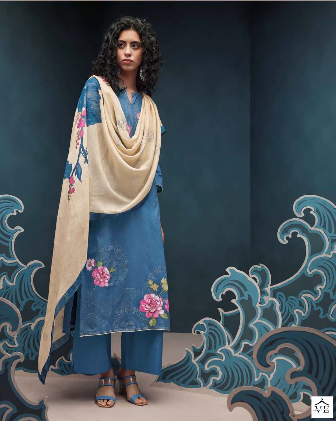 Ganga Meryn Premium Cotton Wholesale Designer Salwar Suit Catalog — Wholesale Salwar Suits, MPA wholesale from Surat - Gallery Image 5