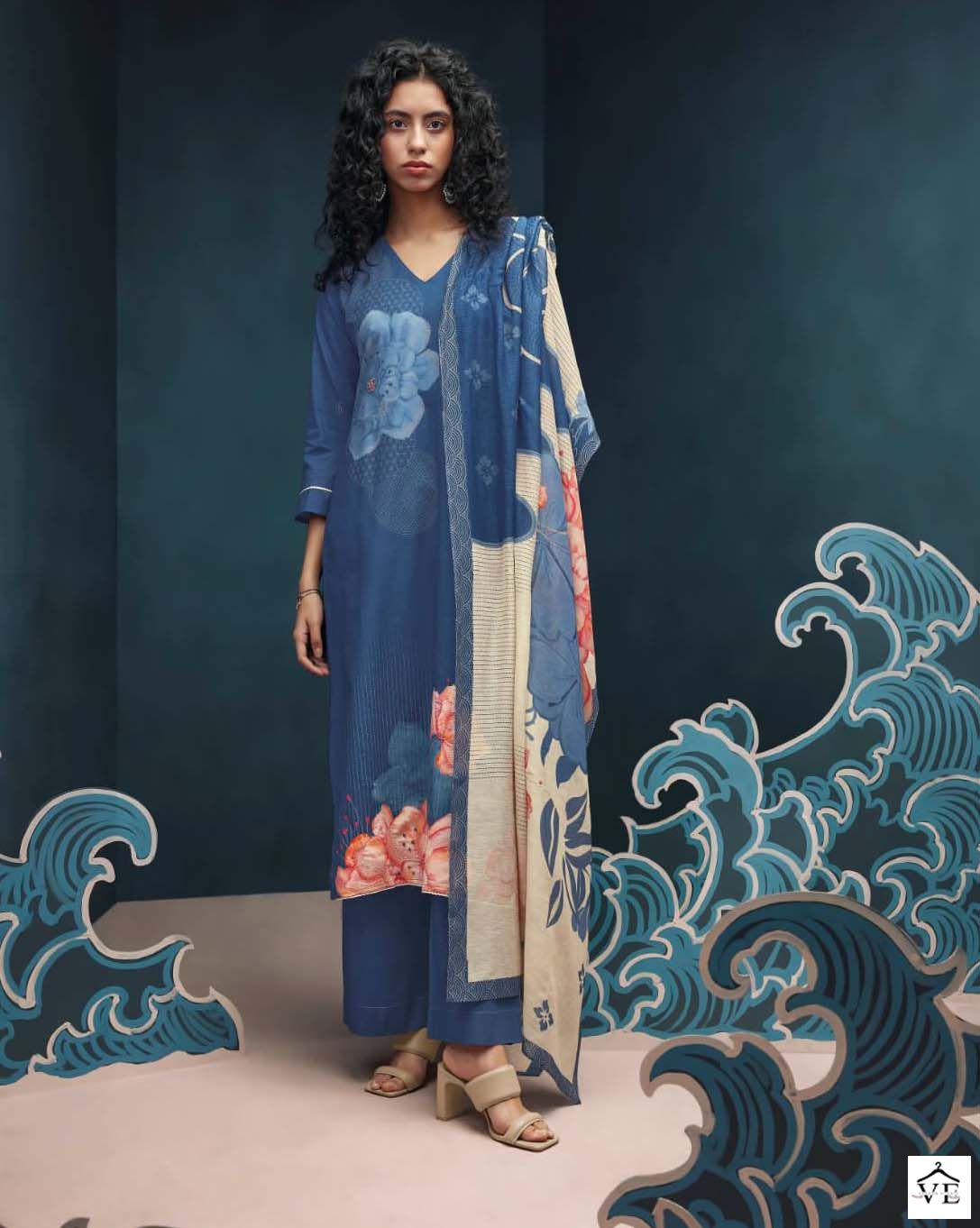 Ganga Meryn Premium Cotton Wholesale Designer Salwar Suit Catalog — Wholesale Salwar Suits, MPA wholesale from Surat - Gallery Image 6