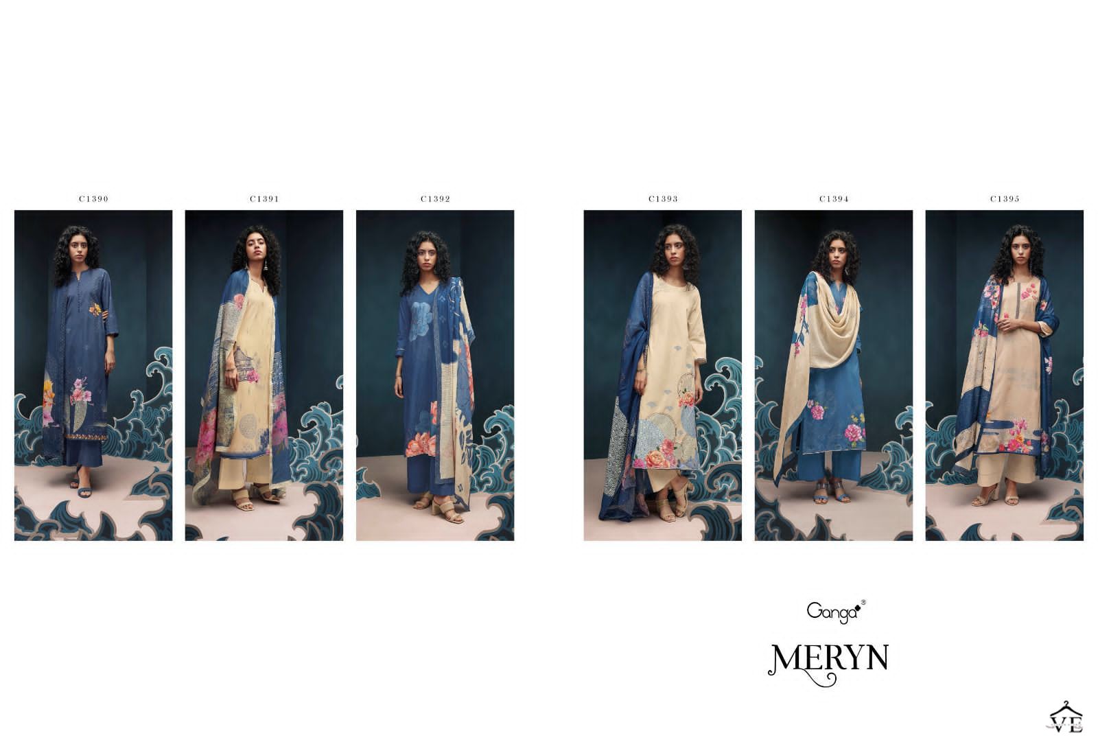 Ganga Meryn Premium Cotton Wholesale Designer Salwar Suit Catalog — Wholesale Salwar Suits, MPA wholesale from Surat — view 8