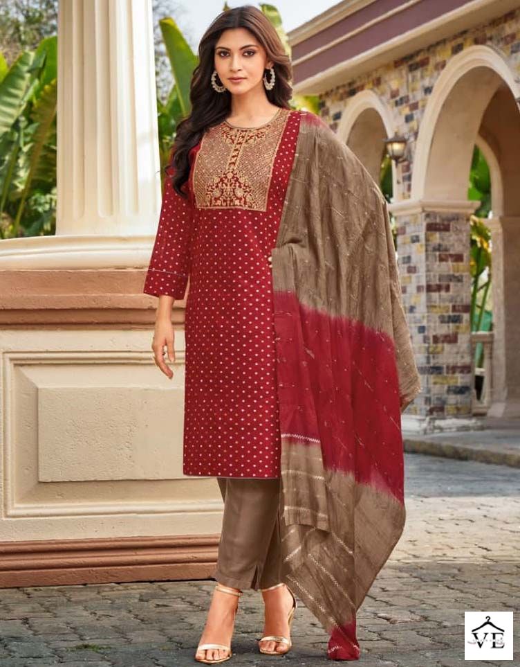 Kapil Trend Midori 2 Rim Zim Buti Wholesale Readymade Salwar Suit Catalog — Wholesale Salwar Suits, MPA wholesale from Surat - Gallery Image 2