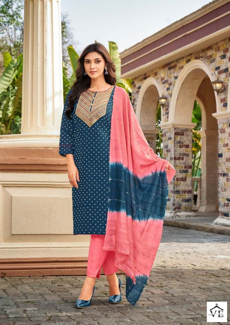 Kapil Trend Midori 2 Rim Zim Buti Wholesale Readymade Salwar Suit Catalog — Wholesale Salwar Suits, MPA wholesale from Surat - Gallery Image 5