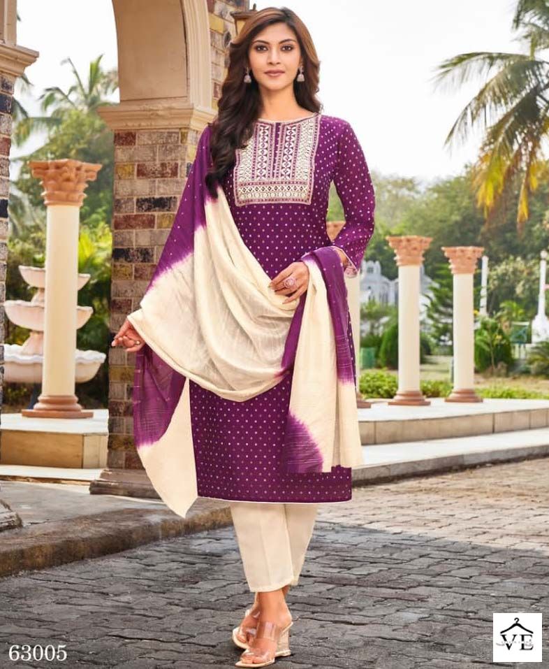 Kapil Trend Midori 2 Rim Zim Buti Wholesale Readymade Salwar Suit Catalog — Wholesale Salwar Suits, MPA wholesale from Surat — view 1