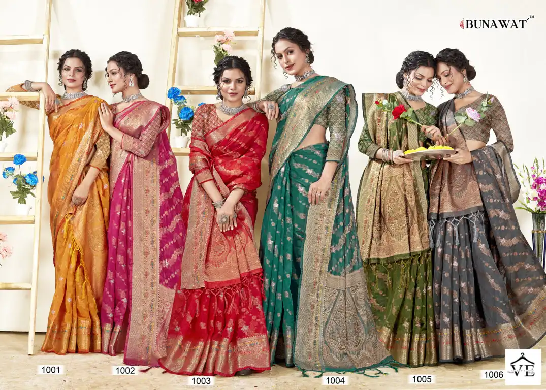 Sangam Mishri Organza Wholesale Saree Catalog — Wholesale Sarees, MPA wholesale from Surat — view 7