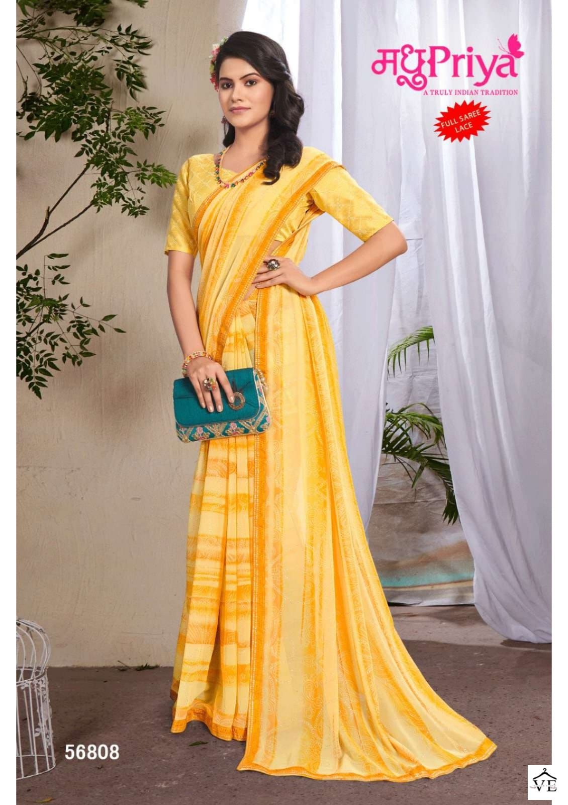 Madhupriya Mithila Major Georgette Wholesale Sarees Catalog — Wholesale Sarees, MPA wholesale from Surat - Gallery Image 3