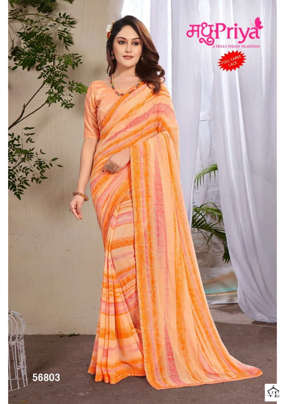 Madhupriya Mithila Major Georgette Wholesale Sarees Catalog — Wholesale Sarees, MPA wholesale from Surat - Gallery Image 6