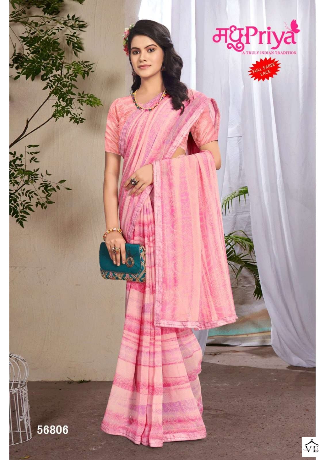 Madhupriya Mithila Major Georgette Wholesale Sarees Catalog — Wholesale Sarees, MPA wholesale from Surat - Gallery Image 8