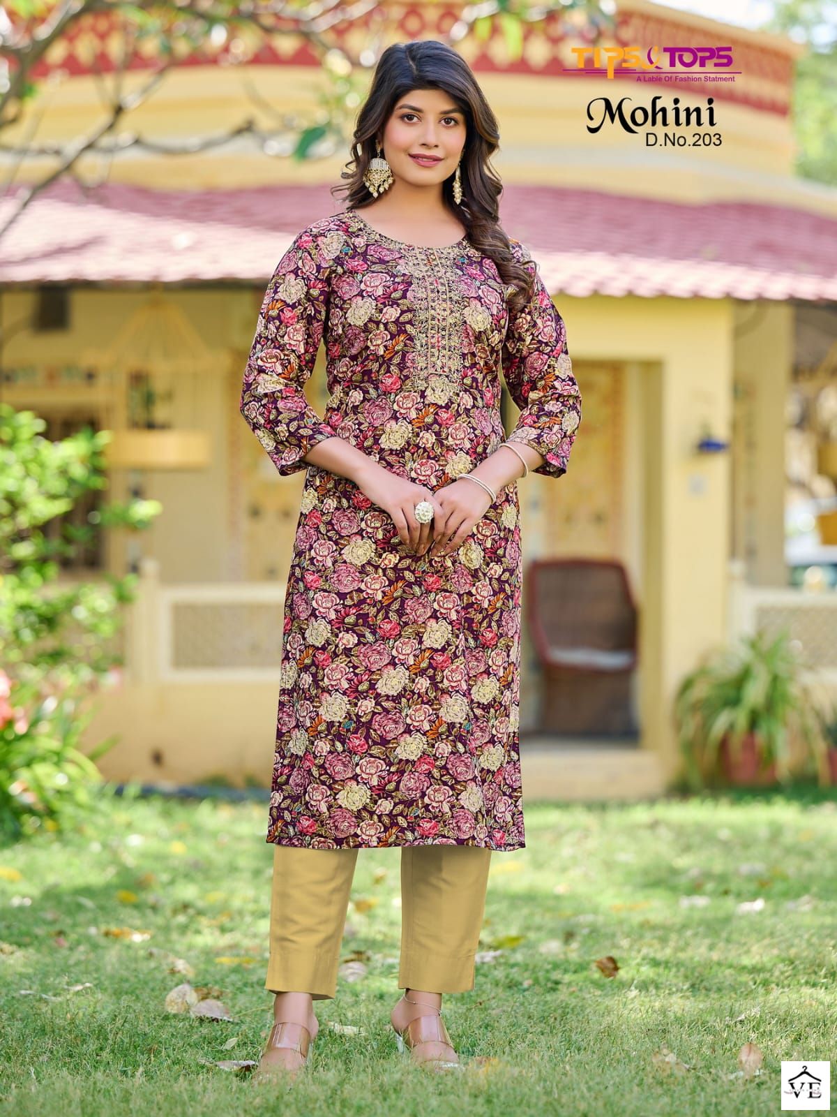 Tips & Tops Mohini Vol 2 Heavy Rayon Wholesale Kurti Catalog — Wholesale Kurtis, MPA wholesale from Surat - Gallery Image 3