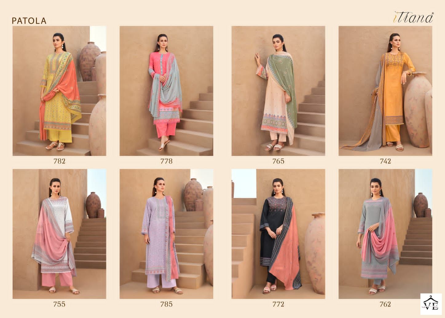 Itrana Patola Pure Cotton Lawn Wholesale Salwar Suit Catalog Catalog — Wholesale Salwar Suits, MPA wholesale from Surat — view 9