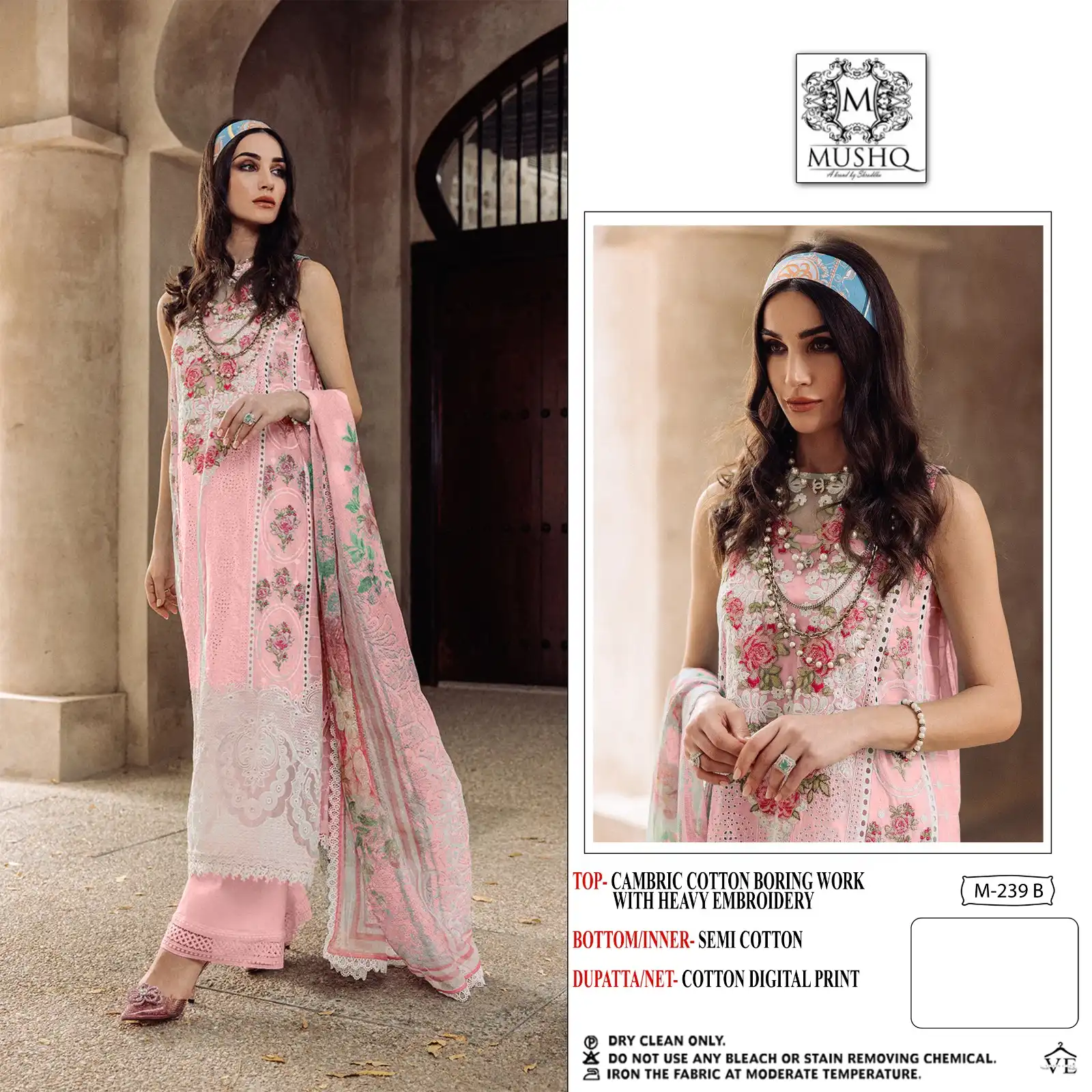 Shraddha Mushq A Pure Cotton Wholesale Pakistani Salwar Suit Catalog — Wholesale Salwar Suits, MPA wholesale from Surat - Gallery Image 3
