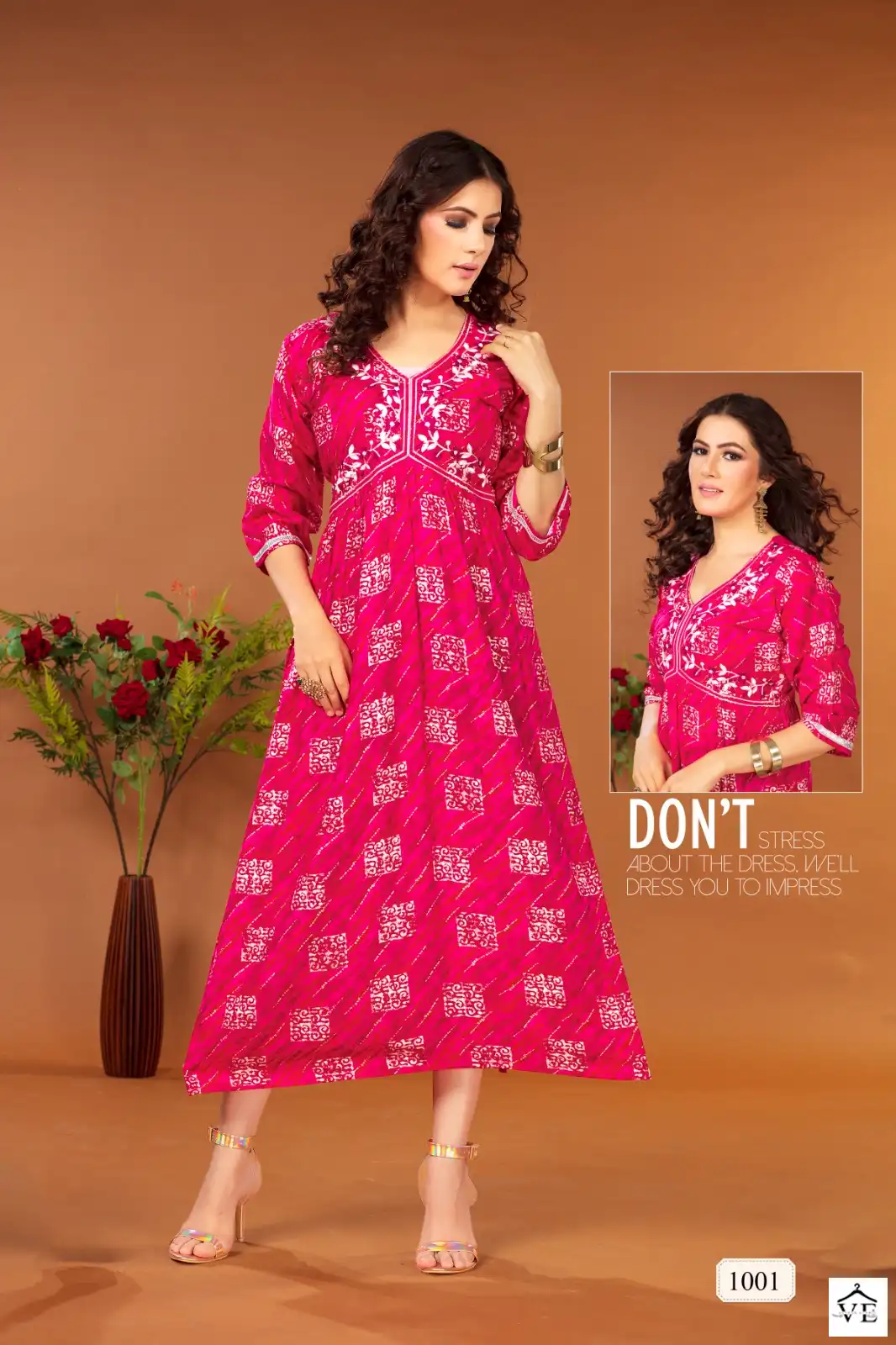 Vardan Ethnic Muskan Pure Rayon Wholesale Kurtis Catalog — Wholesale Kurtis, MPA wholesale from Surat - Gallery Image 5