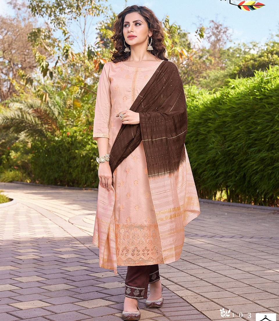 Manas Lucknowi Vol 5 Fancy Wholesale Readymade Salwar Suit Catalog — Wholesale Salwar Suits, MPA wholesale from Surat — view 1