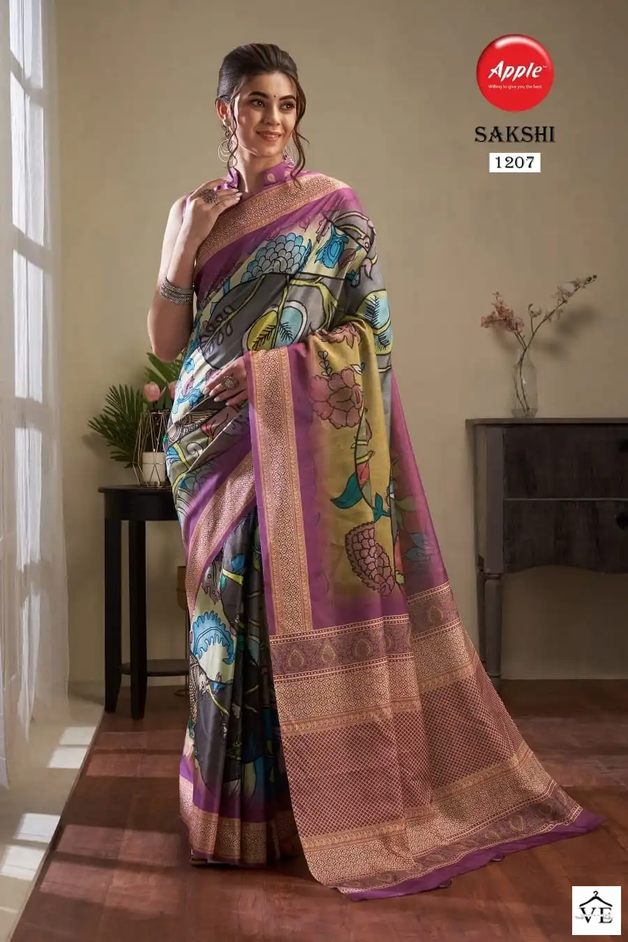 Sakshi Apple Manipuri Silk Wholesale Saree Catalog — Wholesale Sarees, MPA wholesale from Surat - Gallery Image 7