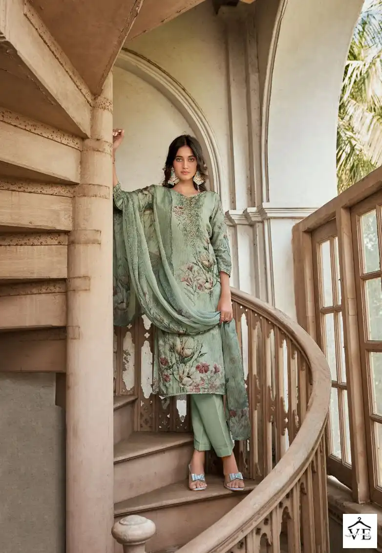 Vardan Ethnic Meh Noor Cambric Cotton Wholesale Designer Salwar Suit Catalog — Wholesale Salwar Suits, MPA wholesale from Surat - Gallery Image 2
