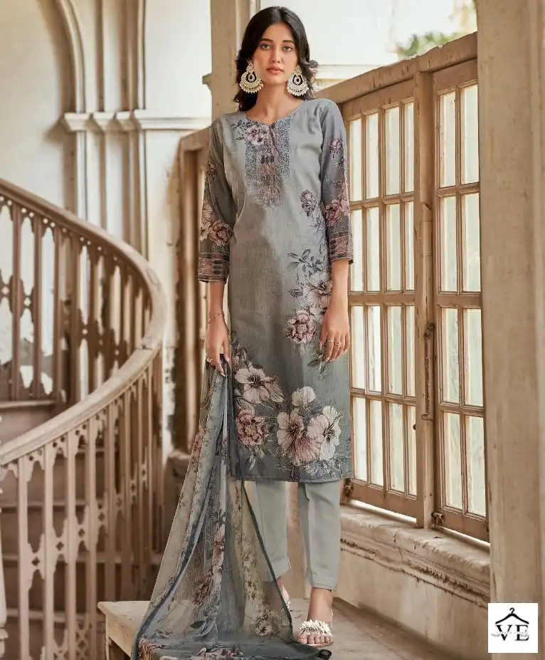Vardan Ethnic Meh Noor Cambric Cotton Wholesale Designer Salwar Suit Catalog — Wholesale Salwar Suits, MPA wholesale from Surat — view 1