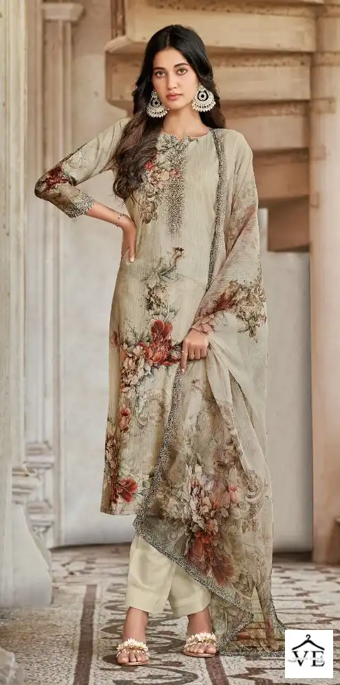 Vardan Ethnic Meh Noor Cambric Cotton Wholesale Designer Salwar Suit Catalog — Wholesale Salwar Suits, MPA wholesale from Surat - Gallery Image 4