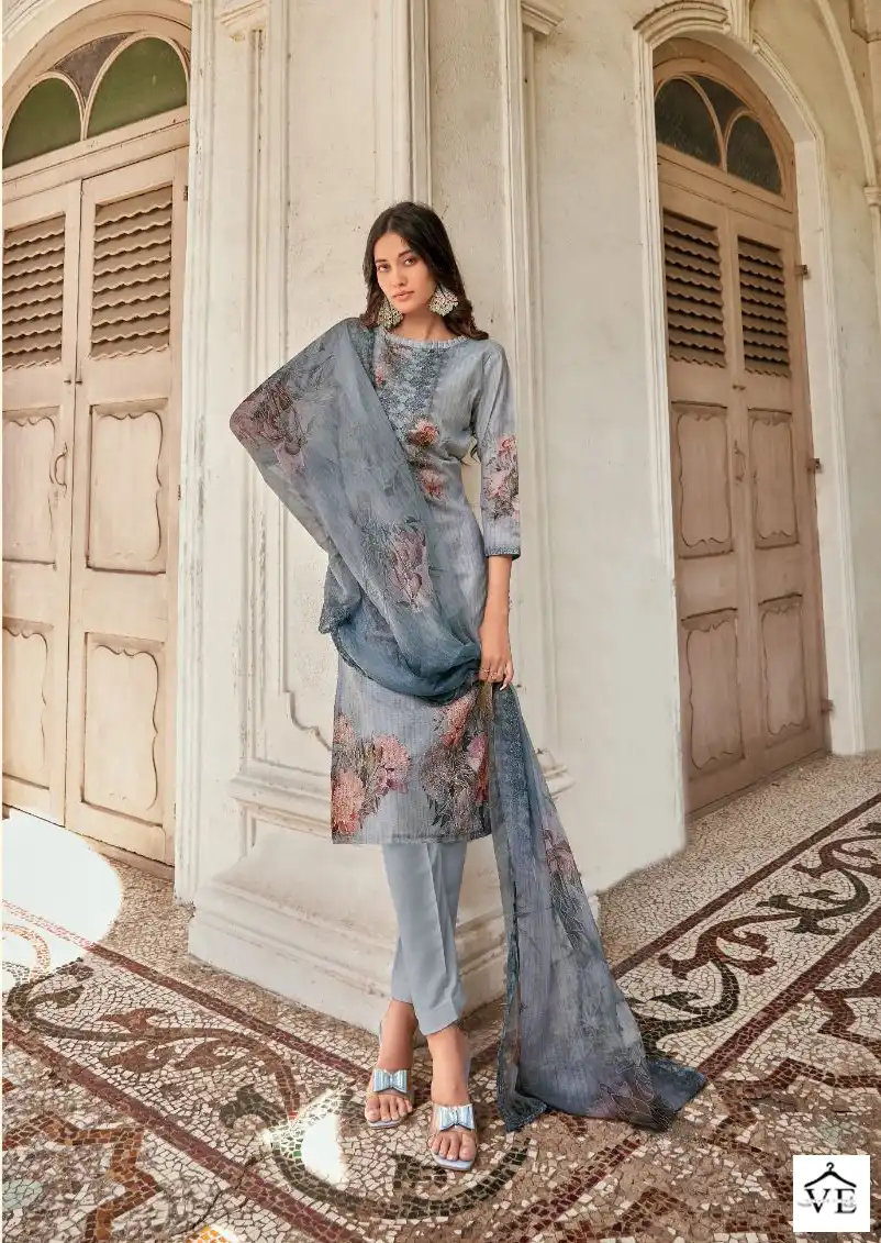 Vardan Ethnic Meh Noor Cambric Cotton Wholesale Designer Salwar Suit Catalog — Wholesale Salwar Suits, MPA wholesale from Surat - Gallery Image 5