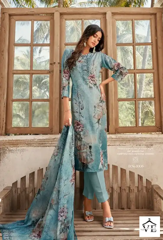 Vardan Ethnic Meh Noor Cambric Cotton Wholesale Designer Salwar Suit Catalog — Wholesale Salwar Suits, MPA wholesale from Surat - Gallery Image 6