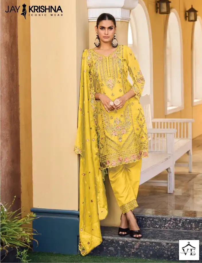 Your Choice Messi 1 Heavy Orgenga Wholesale Readymade Salwar Suit Catalog — Wholesale Salwar Suits, MPA wholesale from Surat - Gallery Image 2