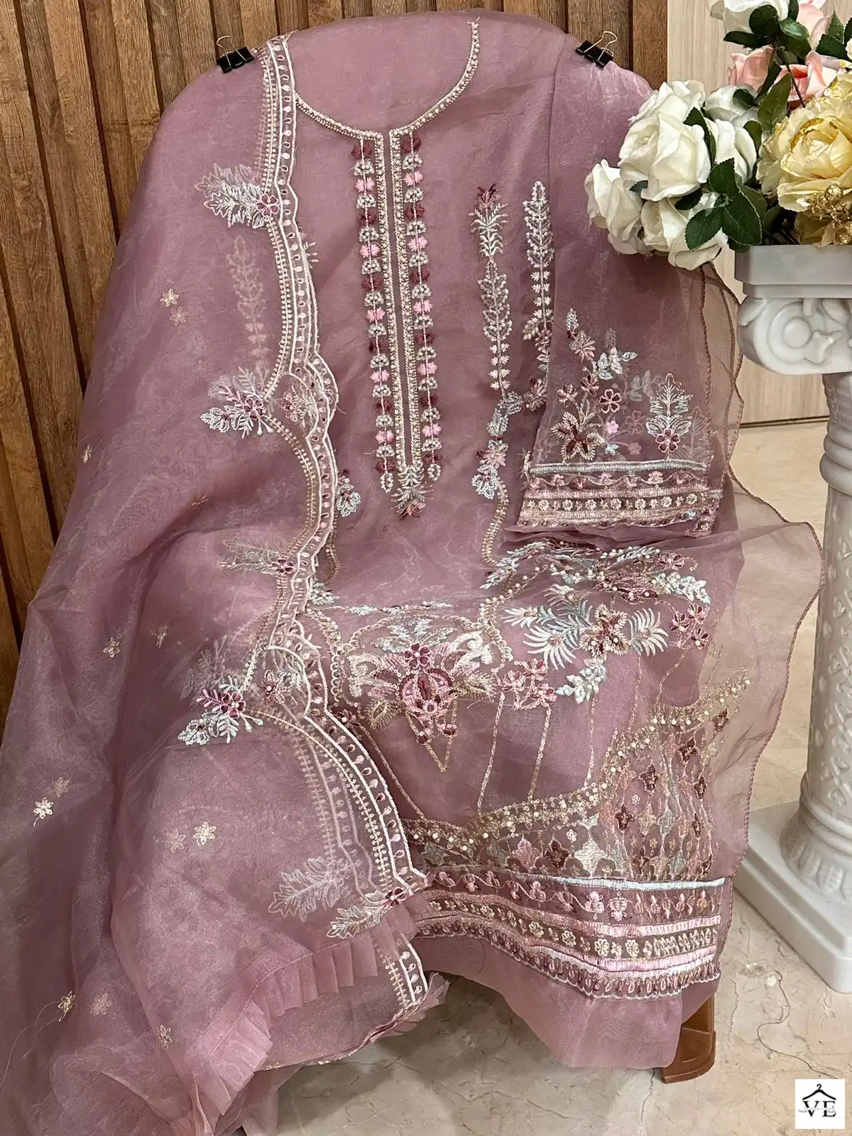 Mehboob Tex Mistri Vol 1 Organza Wholesale Pakistani Suits Catalog — Wholesale Salwar Suits, MPA wholesale from Surat - Gallery Image 2