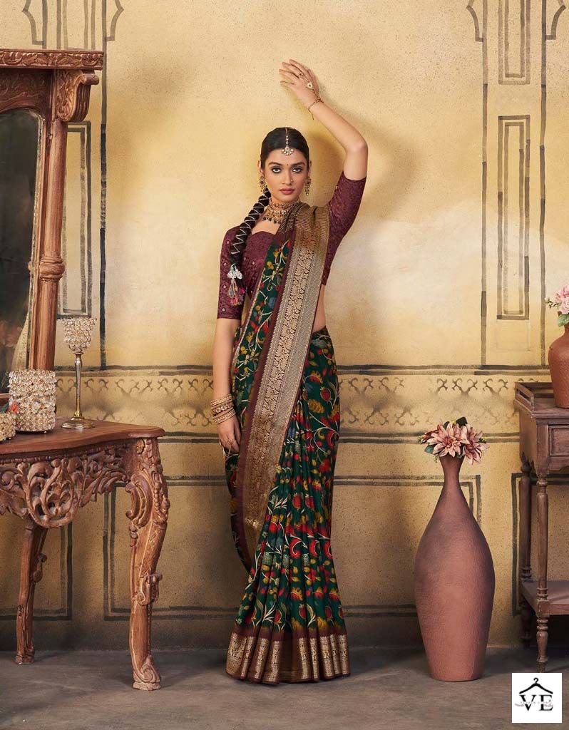 Pankh Morwen Vol 1 Pure Viscose Wholesale Sarees Catalog - Image 4