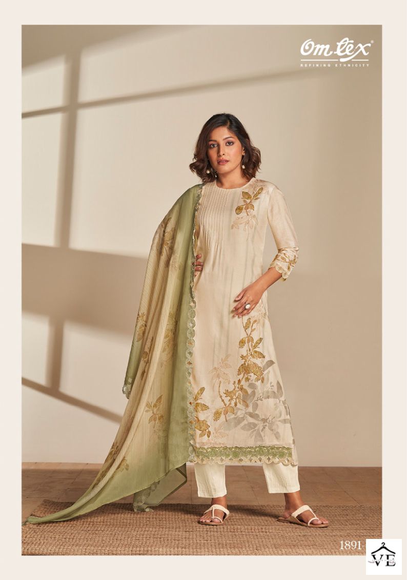 Omtex Nami Lawn Cototn Wholesale Designer Salwar Suit Catalog — Wholesale Salwar Suits, MPA wholesale from Surat - Gallery Image 2