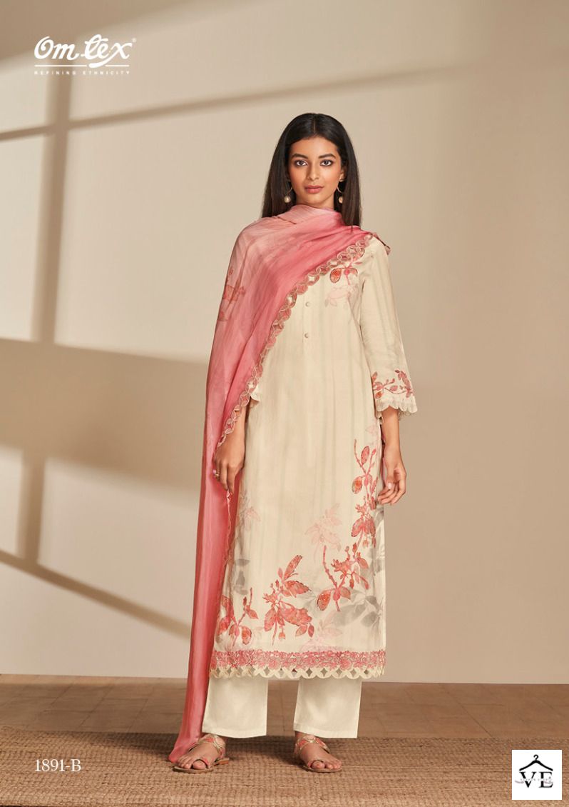 Omtex Nami Lawn Cototn Wholesale Designer Salwar Suit Catalog — Wholesale Salwar Suits, MPA wholesale from Surat - Gallery Image 3