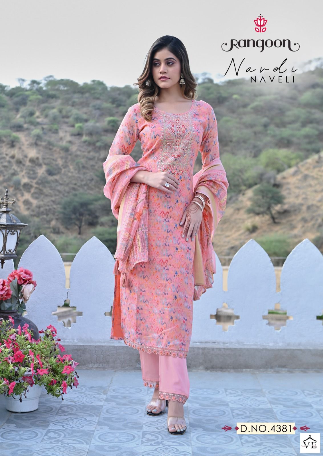 Rangoon Naveli Cotton Lilen Wholesale Readymade Salwar Suit Catalog — Wholesale Salwar Suits, MPA wholesale from Surat - Gallery Image 2