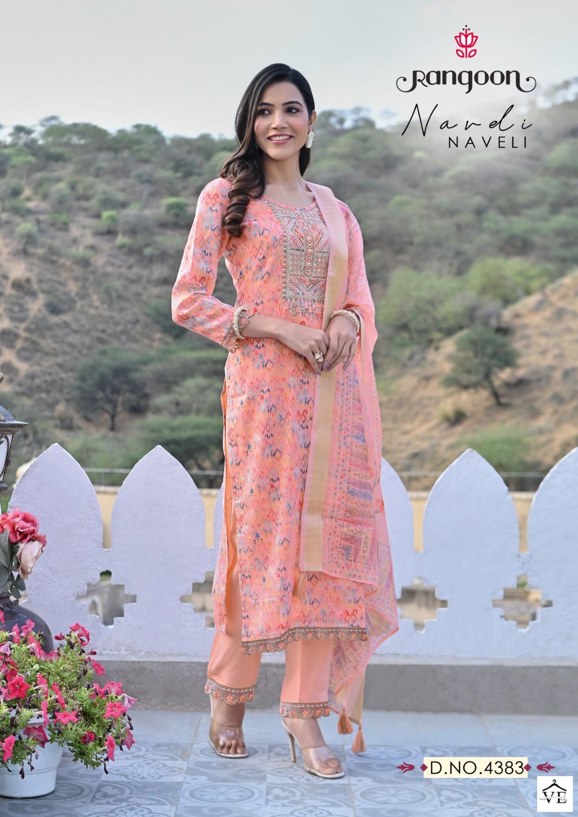 Rangoon Naveli Cotton Lilen Wholesale Readymade Salwar Suit Catalog — Wholesale Salwar Suits, MPA wholesale from Surat - Gallery Image 3