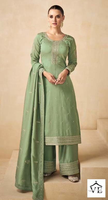 Aashirwad Needle Premium Silk Wholesale Designer Salwar Suit Catalog — Wholesale Salwar Suits, Aashirwad Creation wholesale from Surat - Gallery Image 5