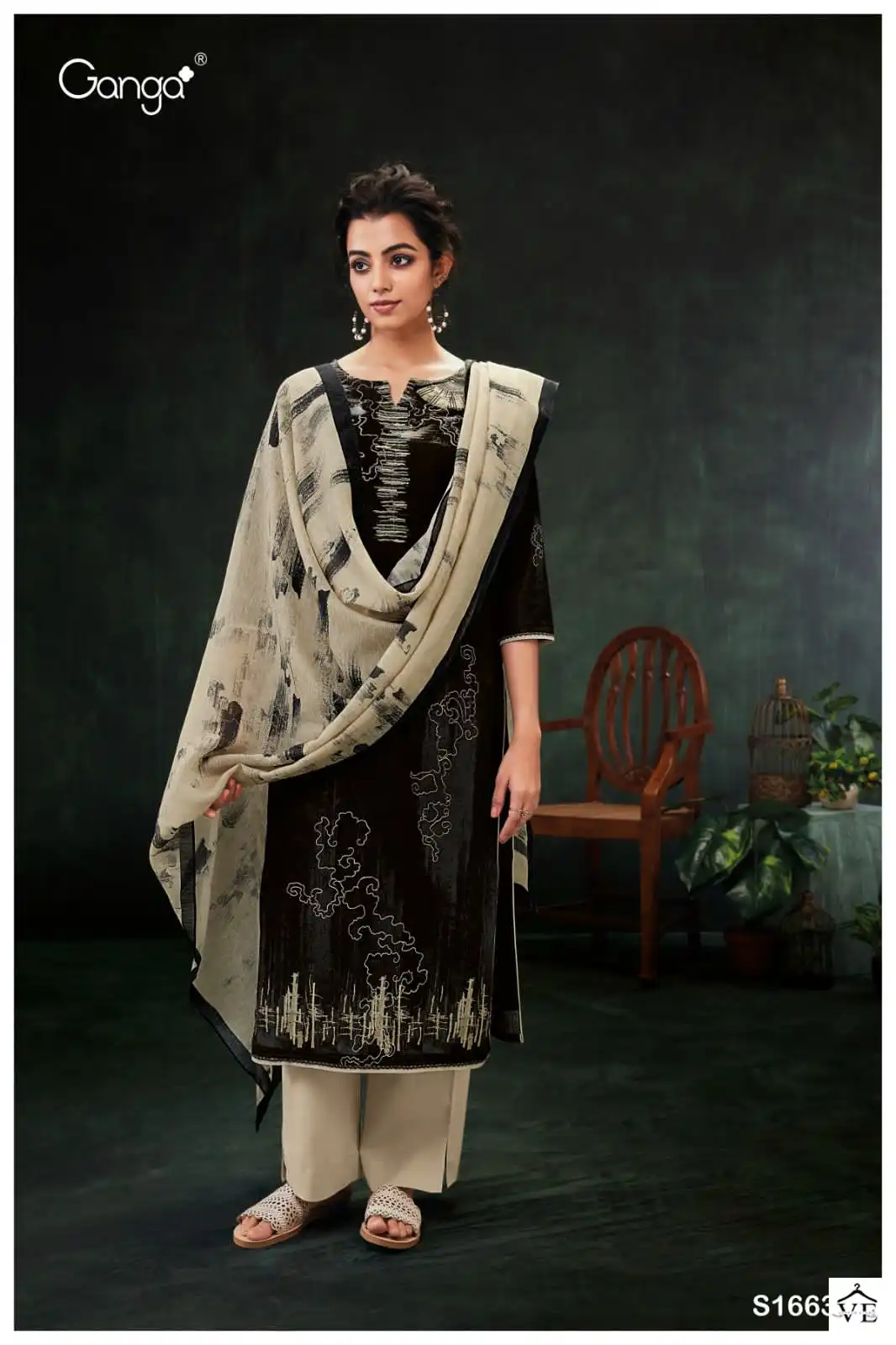 Ganga Neetu 1663 Premium Cotton Wholesale Salwar Suit Catalog — Wholesale Salwar Suits, MPA wholesale from Surat - Gallery Image 3