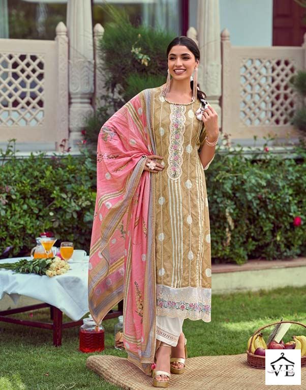 Jayvijay New & Now Vol 9 Pure Moga Silk Wholesale Designer Salwar Suit Catalog — Wholesale Salwar Suits, MPA wholesale from Surat - Gallery Image 4