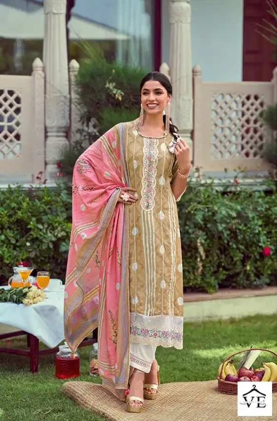 Jayvijay New & Now Vol 9 Pure Moga Silk Wholesale Designer Salwar Suit Catalog — Wholesale Salwar Suits, MPA wholesale from Surat - Gallery Image 3