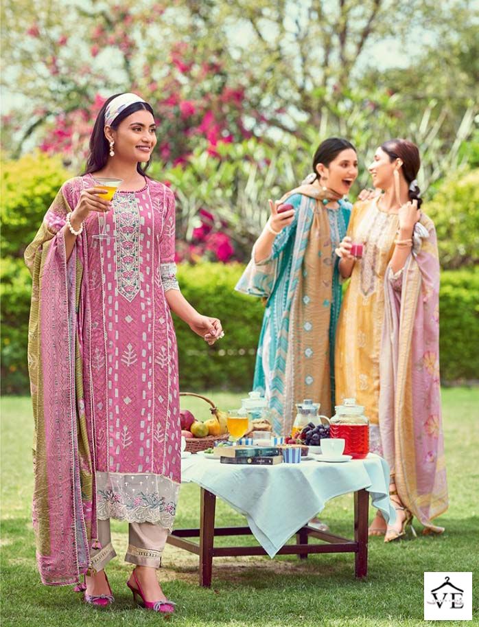 Jayvijay New & Now Vol 9 Pure Moga Silk Wholesale Designer Salwar Suit Catalog — Wholesale Salwar Suits, MPA wholesale from Surat - Gallery Image 7