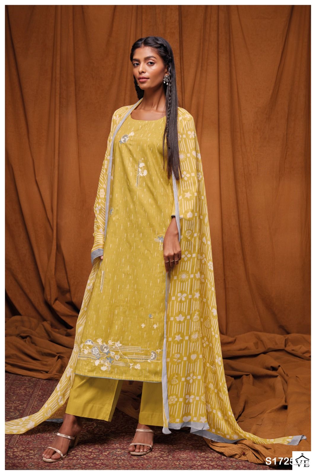 Ganga Nitara 1725 Premium Cotton Wholesale Designer Salwar Suit Catalog — Wholesale Salwar Suits, MPA wholesale from Surat — view 2