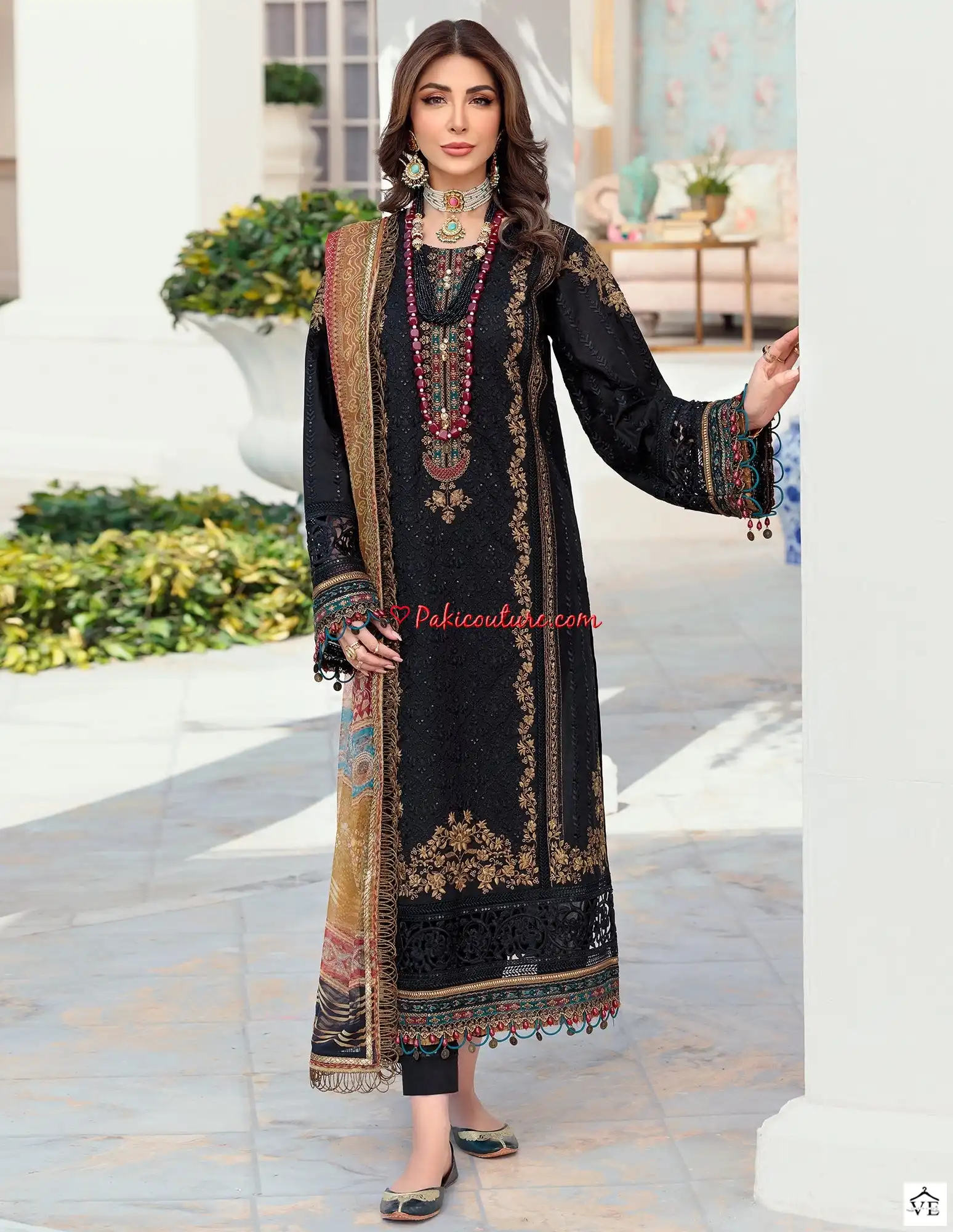 Zarqash Noor Luxury Chikankari Cotton Wholesale Pakistani Salwar Suit Catalog — Wholesale Salwar Suits, MPA wholesale from Surat — view 12
