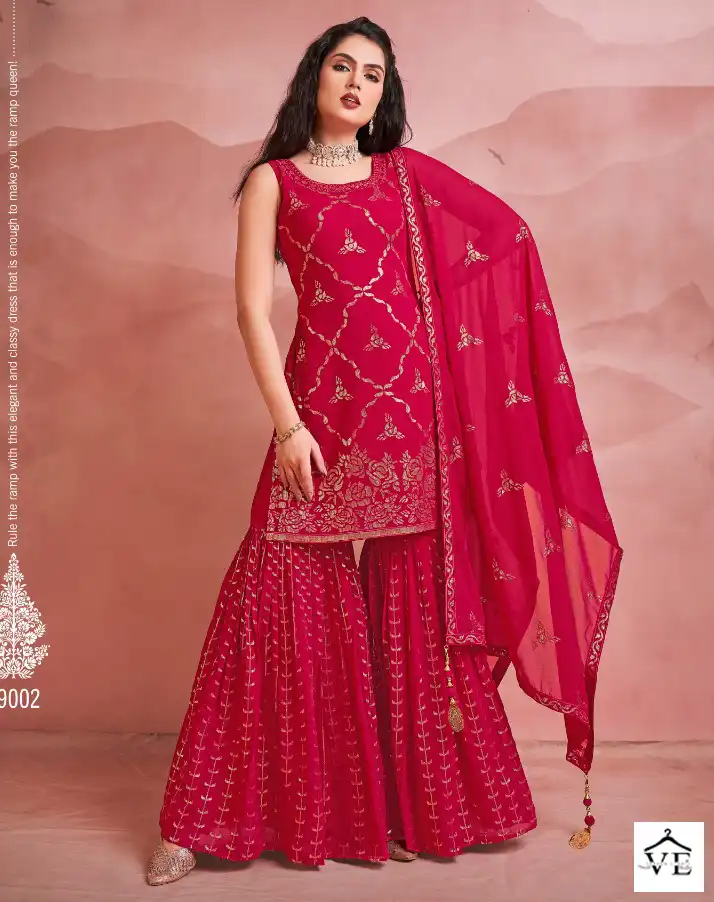 Arya Designs Noorani Saga 7 Georgette Wholesale Designer Readymade Salwar Suit Catalog — Wholesale Salwar Suits, MPA wholesale from Surat — view 1