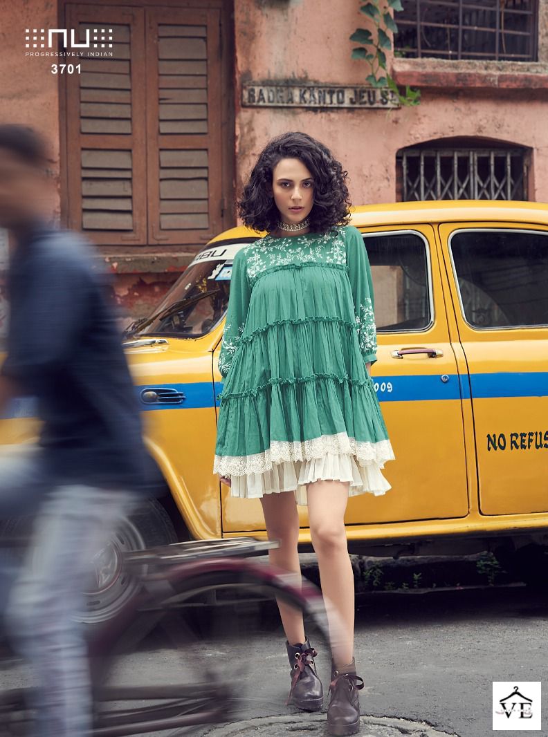 Vardan Ethnic Nu Vol 37 Pure Cotton Wholesale Kurti Catalog — Wholesale Kurtis, MPA wholesale from Surat — view 4