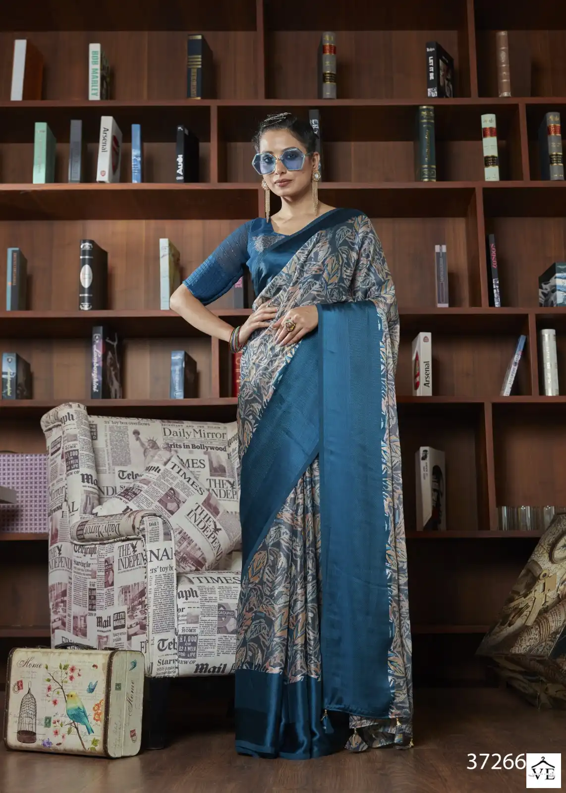Vallabhi Nesta Brasso Wholesale Sarees Catalog — Wholesale Sarees, MPA wholesale from Surat - Gallery Image 3