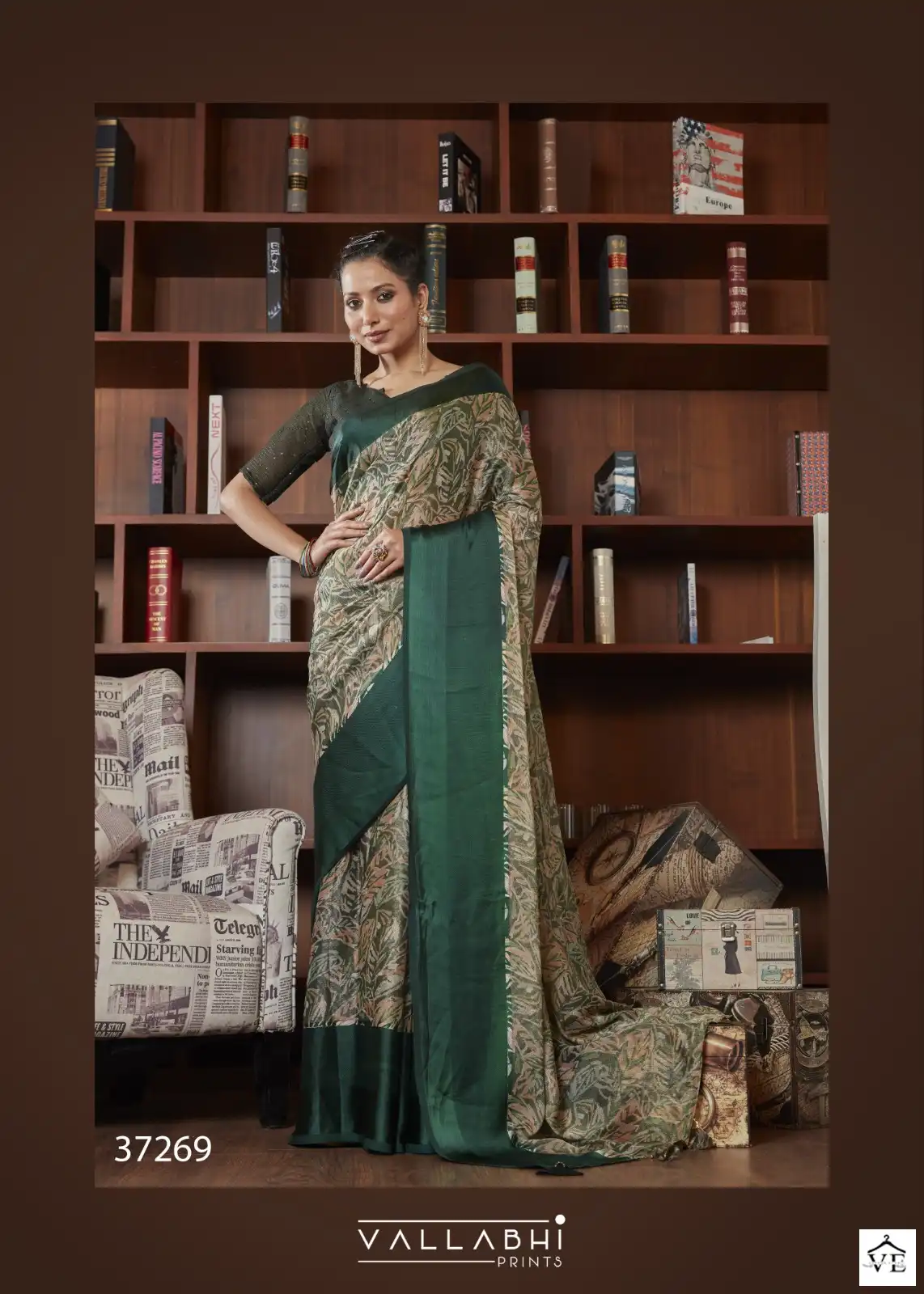 Vallabhi Nesta Brasso Wholesale Sarees Catalog — Wholesale Sarees, MPA wholesale from Surat - Gallery Image 5