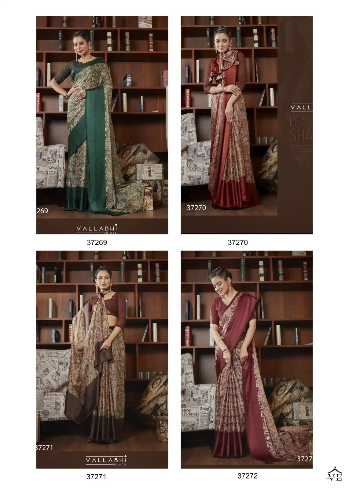 Vallabhi Nesta Brasso Wholesale Sarees Catalog — Wholesale Sarees, MPA wholesale from Surat - Gallery Image 9