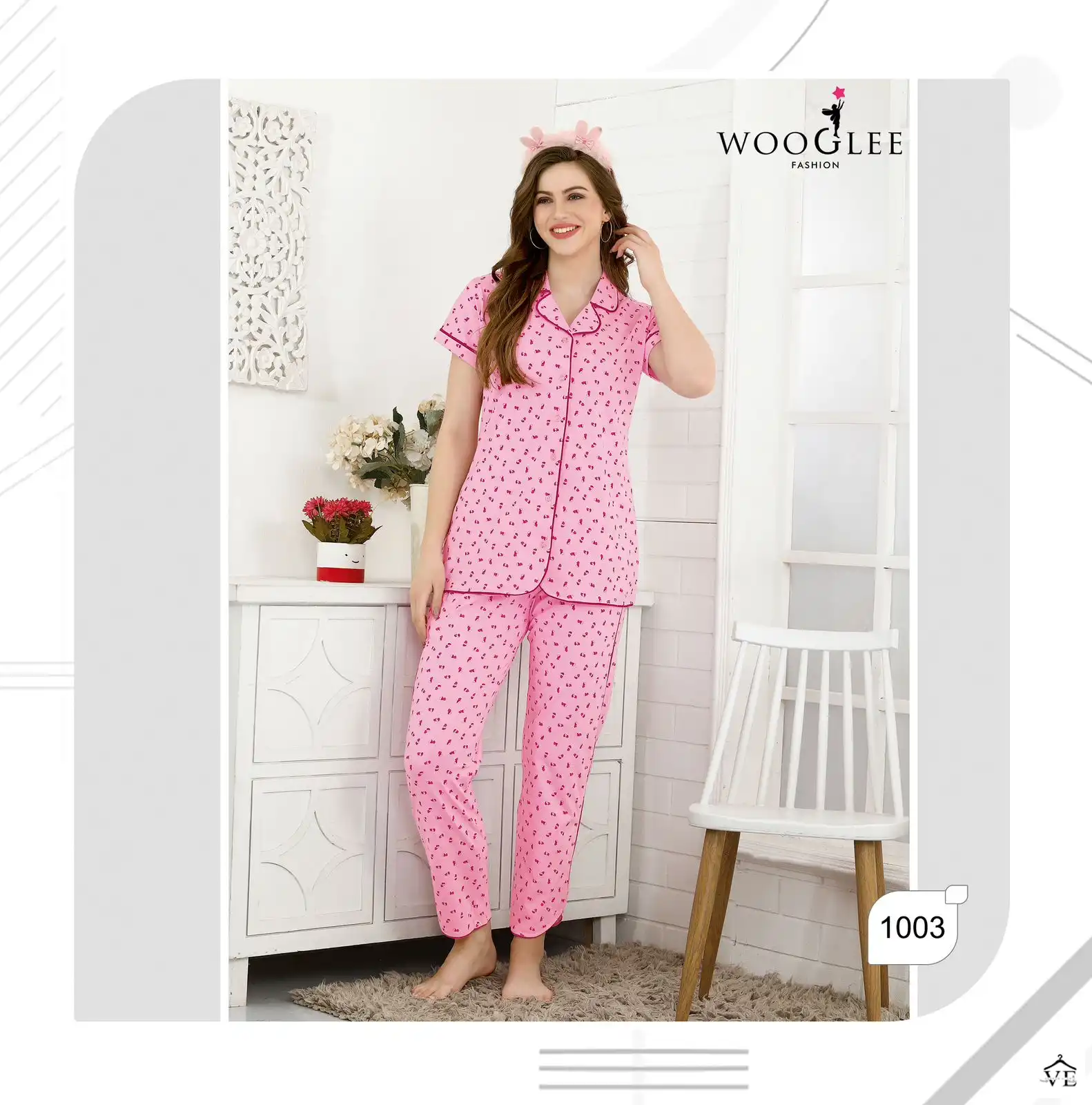 Wooglee Night Out Vol 3 170 Gsm Hosiery Cotton Wholesale Kurti With Pant Catalog — Wholesale Kurtis, MPA wholesale from Surat — view 3