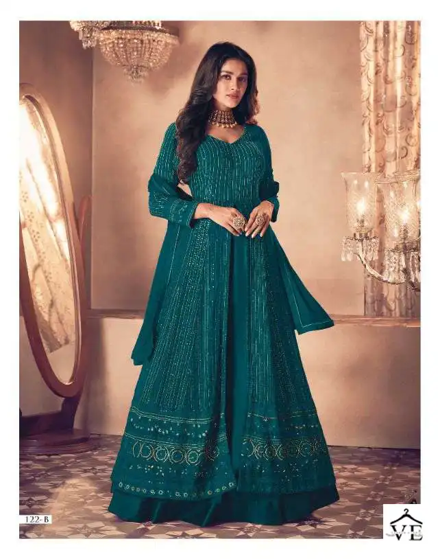 Sayuri Designer Noor Gold Plus Classic Real Georgette Wholesale Designer Readymade Salwar Suit Catalog — Wholesale Salwar Suits, Sayuri Designer wholesale from Surat - Gallery Image 3