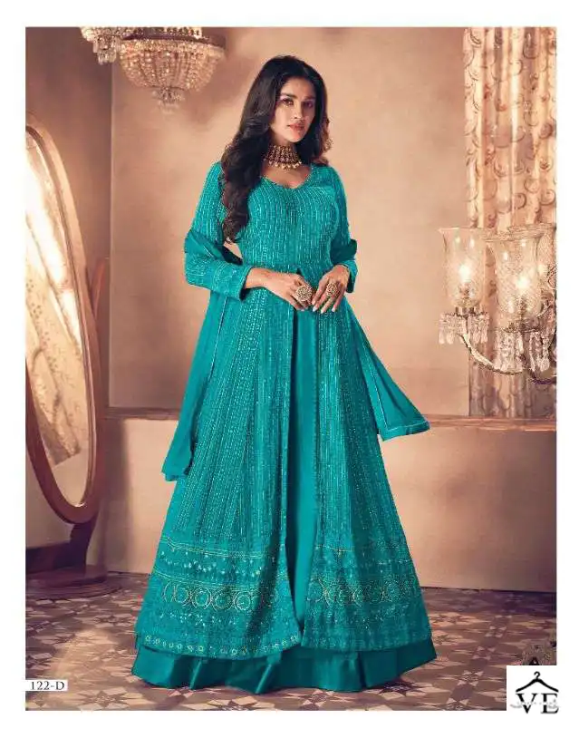 Sayuri Designer Noor Gold Plus Classic Real Georgette Wholesale Designer Readymade Salwar Suit Catalog — Wholesale Salwar Suits, Sayuri Designer wholesale from Surat - Gallery Image 4