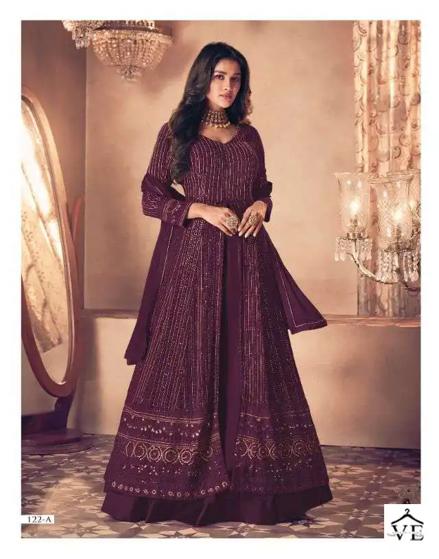 Sayuri Designer Noor Gold Plus Classic Real Georgette Wholesale Designer Readymade Salwar Suit Catalog — Wholesale Salwar Suits, Sayuri Designer wholesale from Surat - Gallery Image 5
