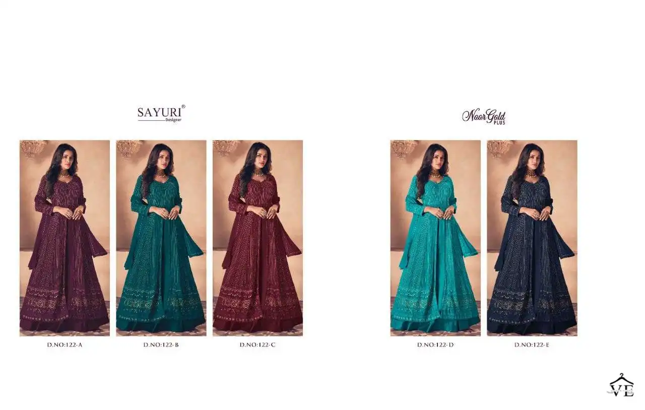 Sayuri Designer Noor Gold Plus Classic Real Georgette Wholesale Designer Readymade Salwar Suit Catalog — Wholesale Salwar Suits, Sayuri Designer wholesale from Surat — view 6