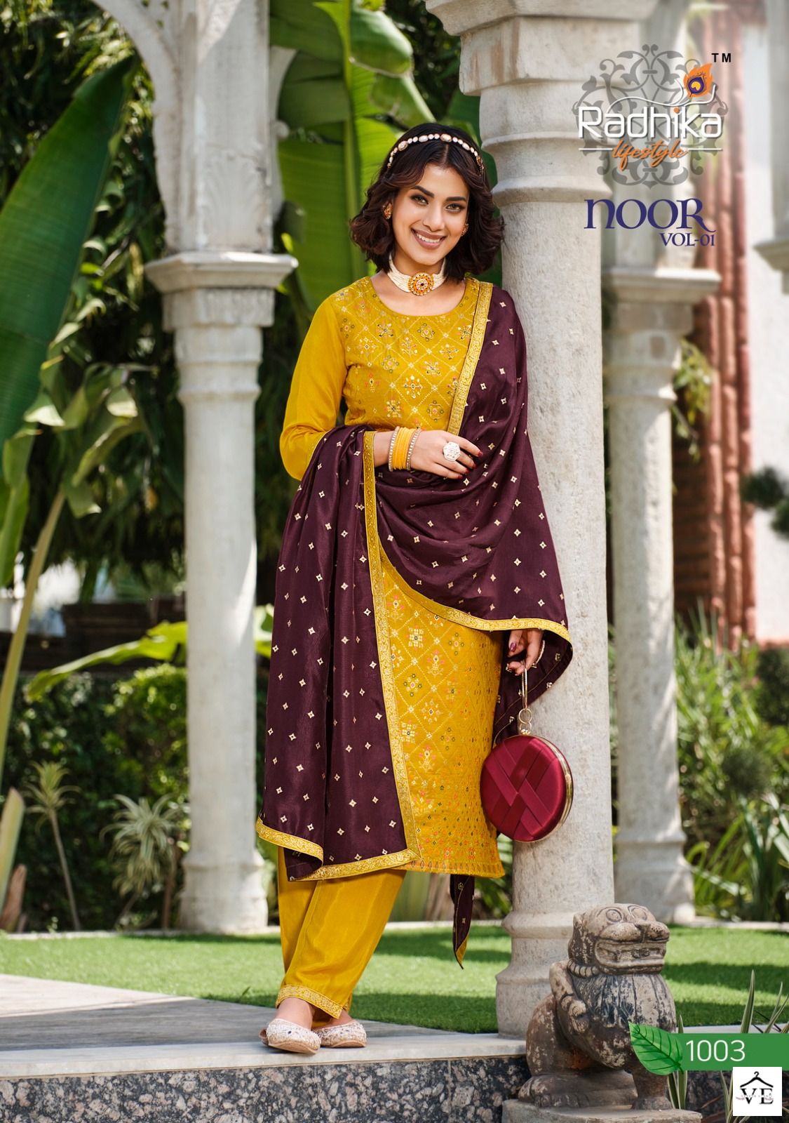 Radhika Lifestyle Noor Vol 1 Pure Dola Silk Wholesale Readymade Salwar Suit Catalog — Wholesale Salwar Suits, MPA wholesale from Surat - Gallery Image 3