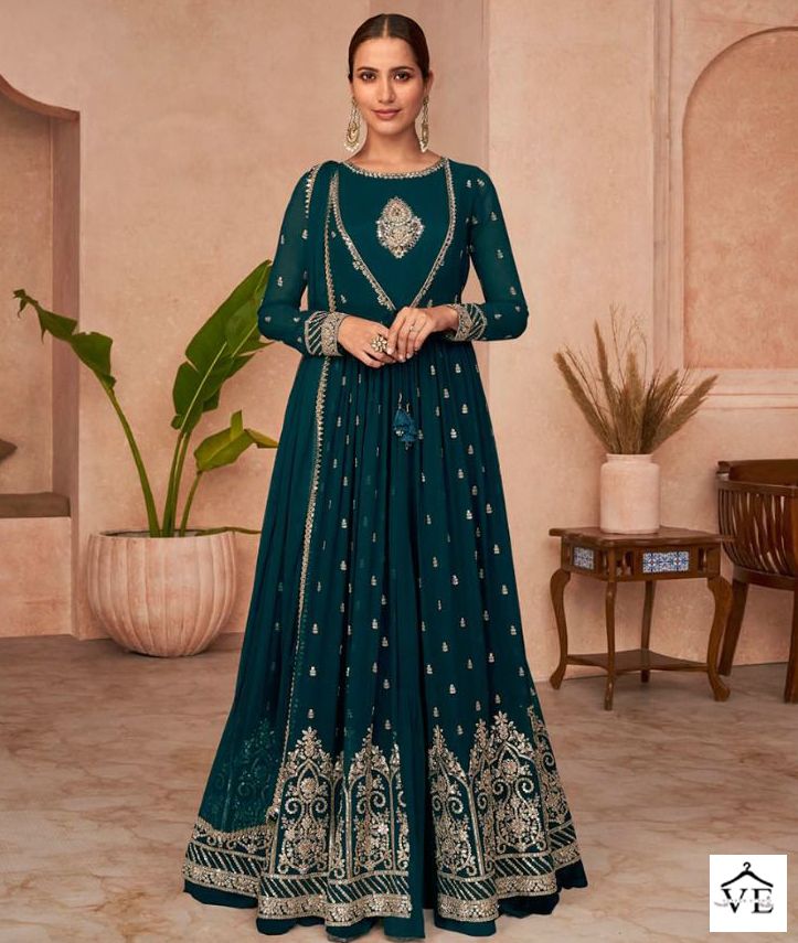 Sayuri Designer Occasion Real Georgette Wholesale Designer Salwar Suit Catalog — Wholesale Salwar Suits, Sayuri Designer wholesale from Surat — view 1