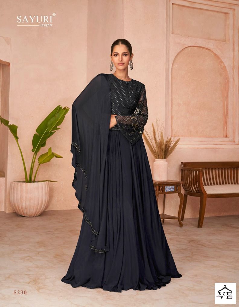 Sayuri Designer Occasion Real Georgette Wholesale Designer Salwar Suit Catalog — Wholesale Salwar Suits, Sayuri Designer wholesale from Surat - Gallery Image 2