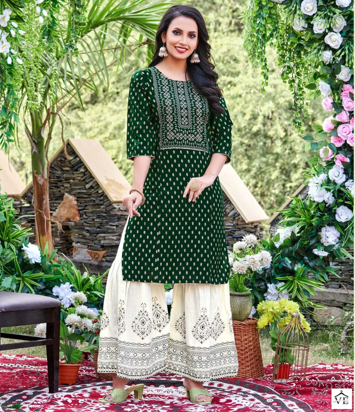Tips & Tops Olio Vol 02 Heavy Rayon Wholesale Kurti With Pant Catalog — Wholesale Kurtis, MPA wholesale from Surat — view 1