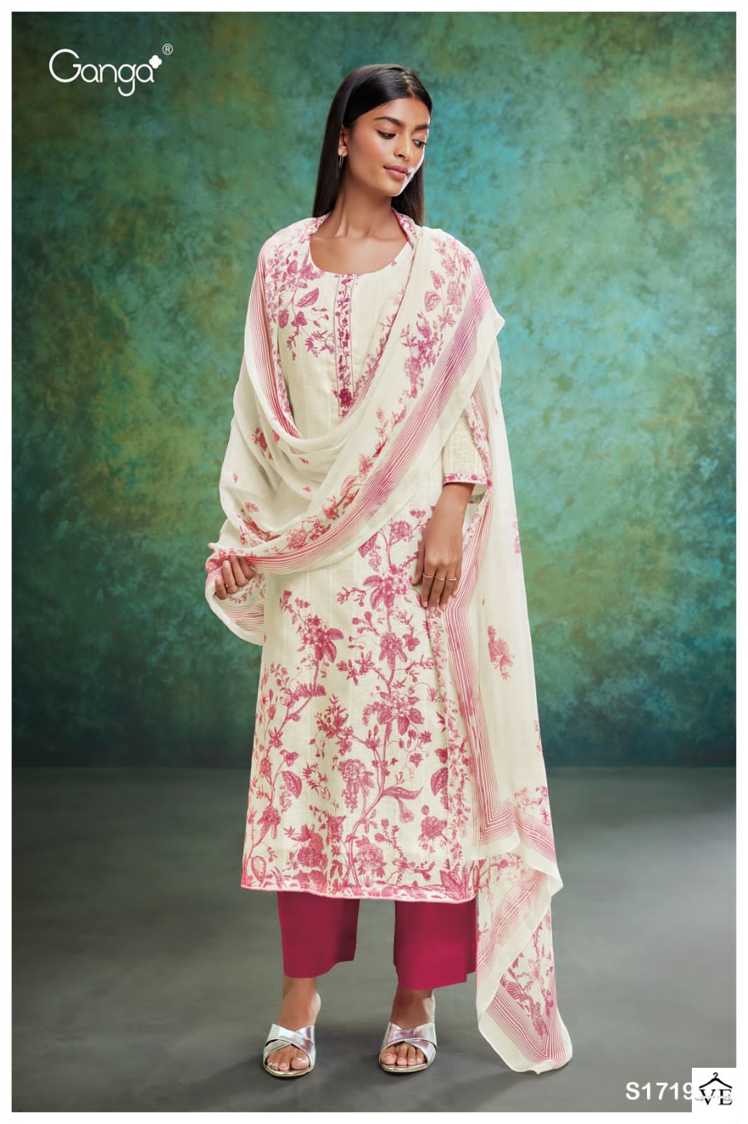 Ganga Olivia 1719 Premium Linen Wholesale Designer Salwar Suit Catalog — Wholesale Salwar Suits, MPA wholesale from Surat - Gallery Image 2